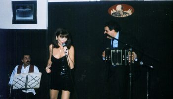María JosMaría Jose Demare con Ruben Juarez y Jose Ogiviekie 