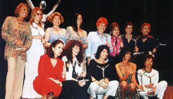 María Jose Demare recibiendo el premio Atrevidas tango