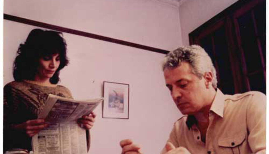 María Jose Demare con Oscar Ferreyro Despues de Ayer.