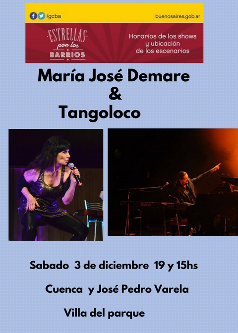 María José  Demare y Tangoloco