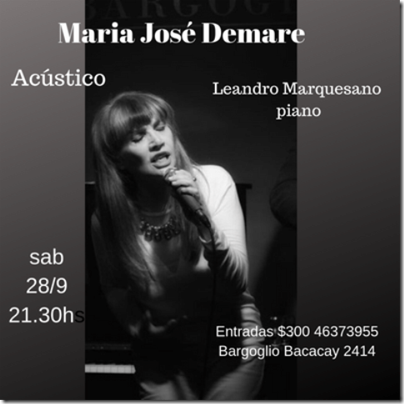 María José Demare – Acústico María José Demare – Acústico