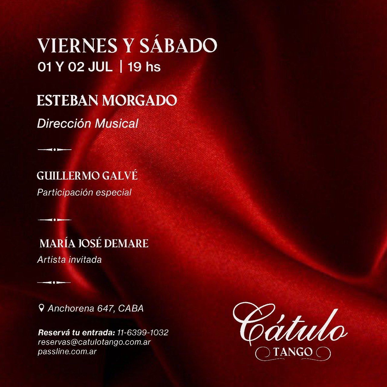 catulo tango 1 y 2 de julio