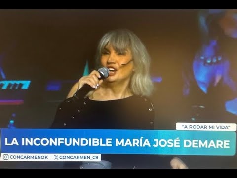 María José Demare en Con Carmen María José Demare en Con Carmen
